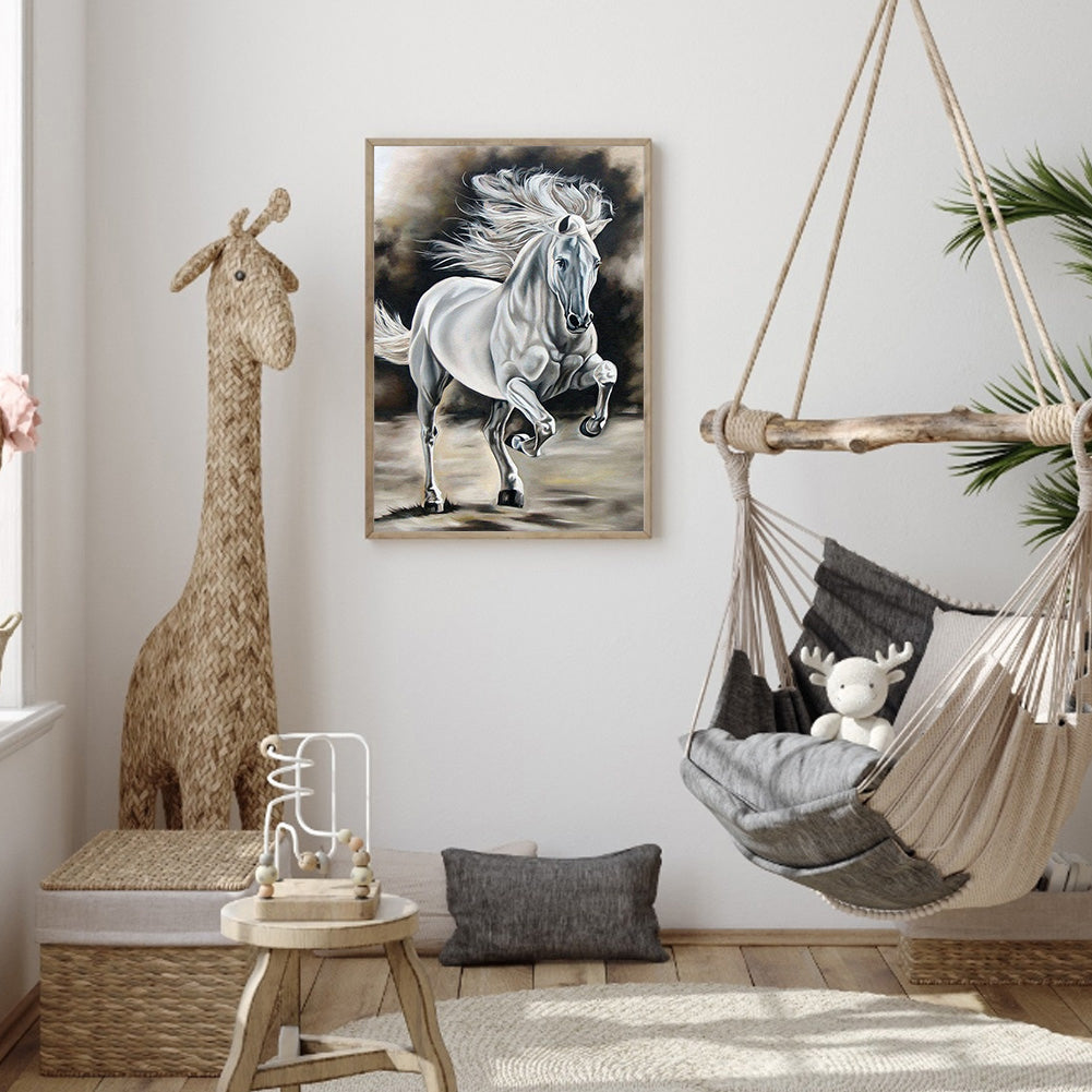 Running Horse - Full Round Drill Diamond Painting 30*40CM
