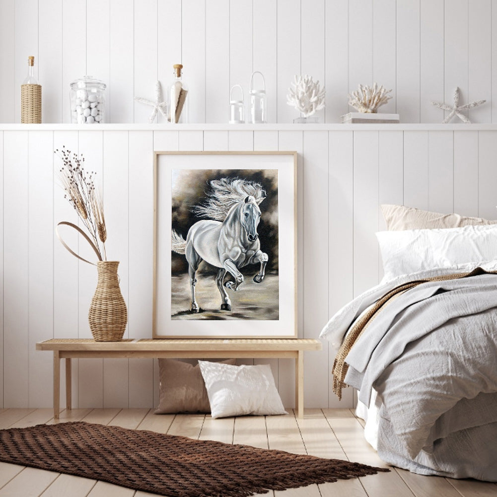 Running Horse - Full Round Drill Diamond Painting 30*40CM
