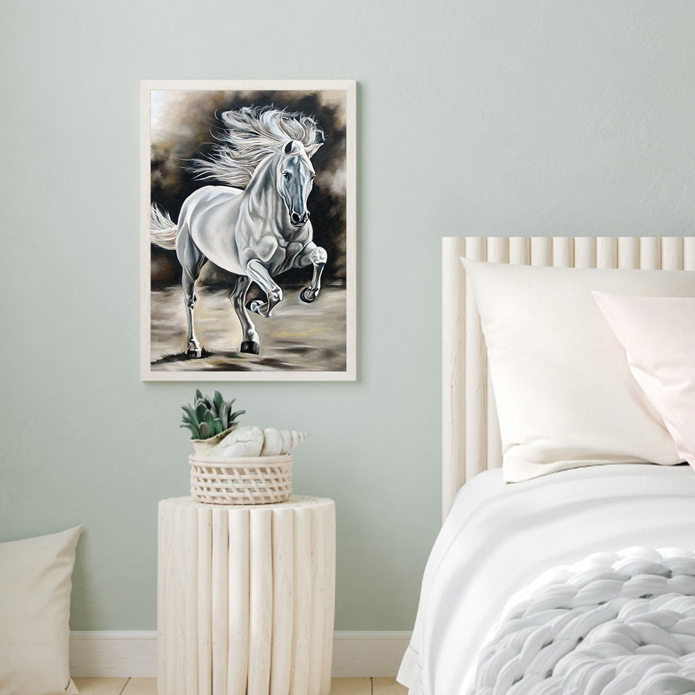 Running Horse - Full Round Drill Diamond Painting 30*40CM