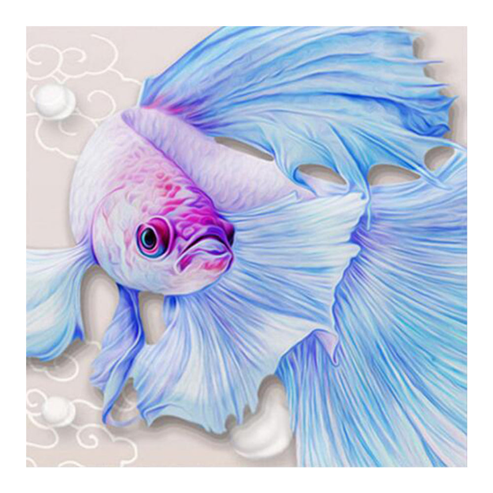 Guppy Fish - Full Round Drill Diamond Painting 30*30CM