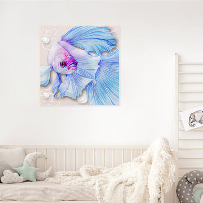 Guppy Fish - Full Round Drill Diamond Painting 30*30CM