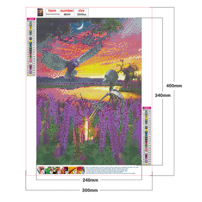 Beautiful Skull - Full Round Drill Diamond Painting 30*40CM