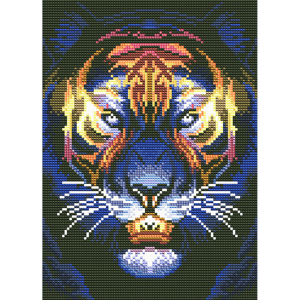 Luminous Tiger - Full Round Drill Diamond Painting 30*40CM