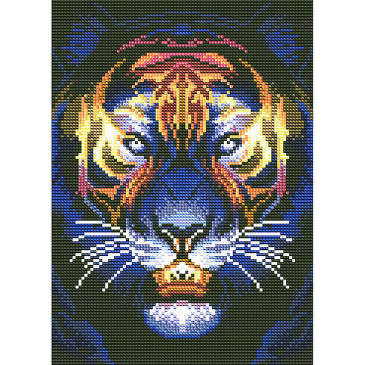 Luminous Tiger - Full Round Drill Diamond Painting 30*40CM