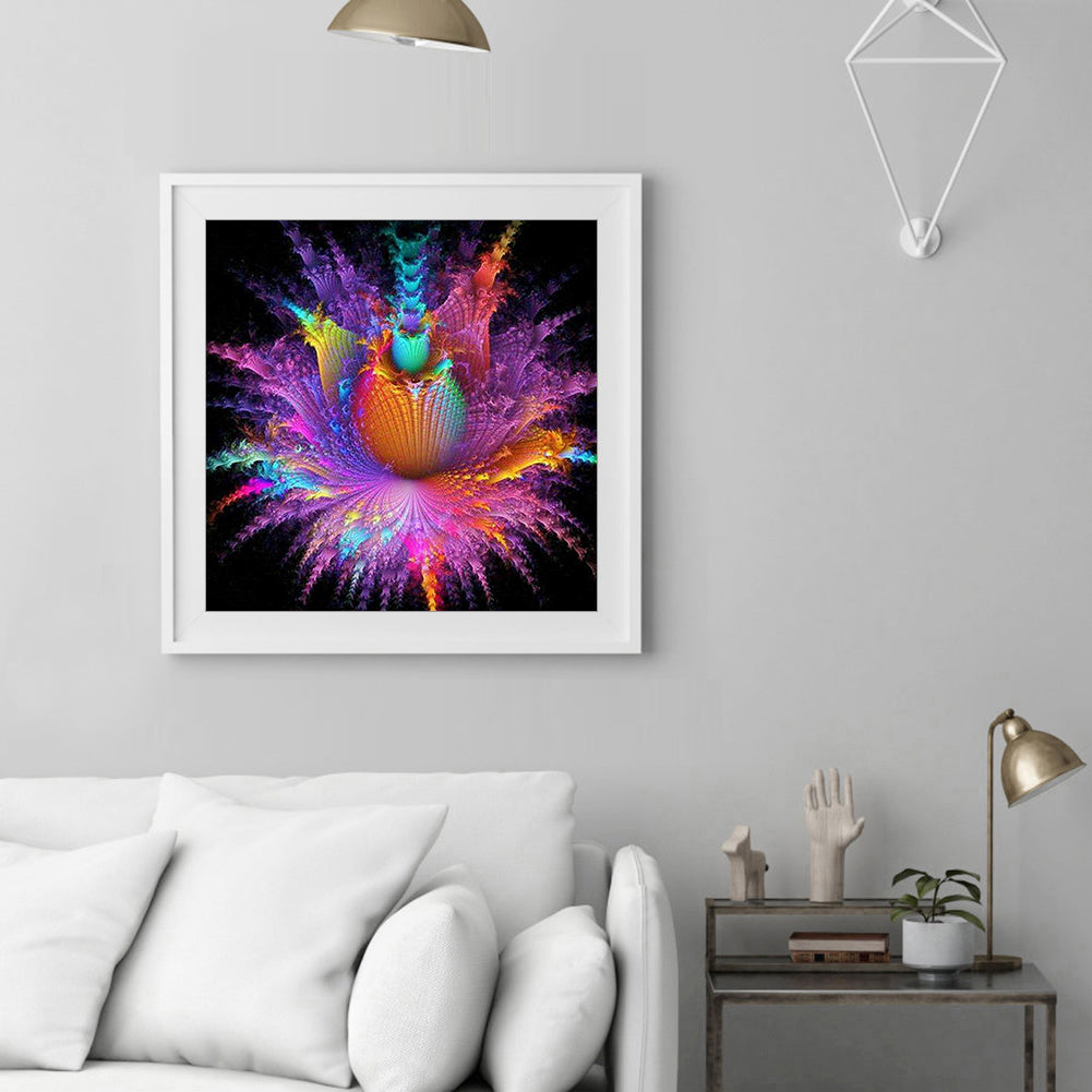 Dazzling Datura - Full Round Drill Diamond Painting 30*30CM
