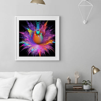 Dazzling Datura - Full Round Drill Diamond Painting 30*30CM