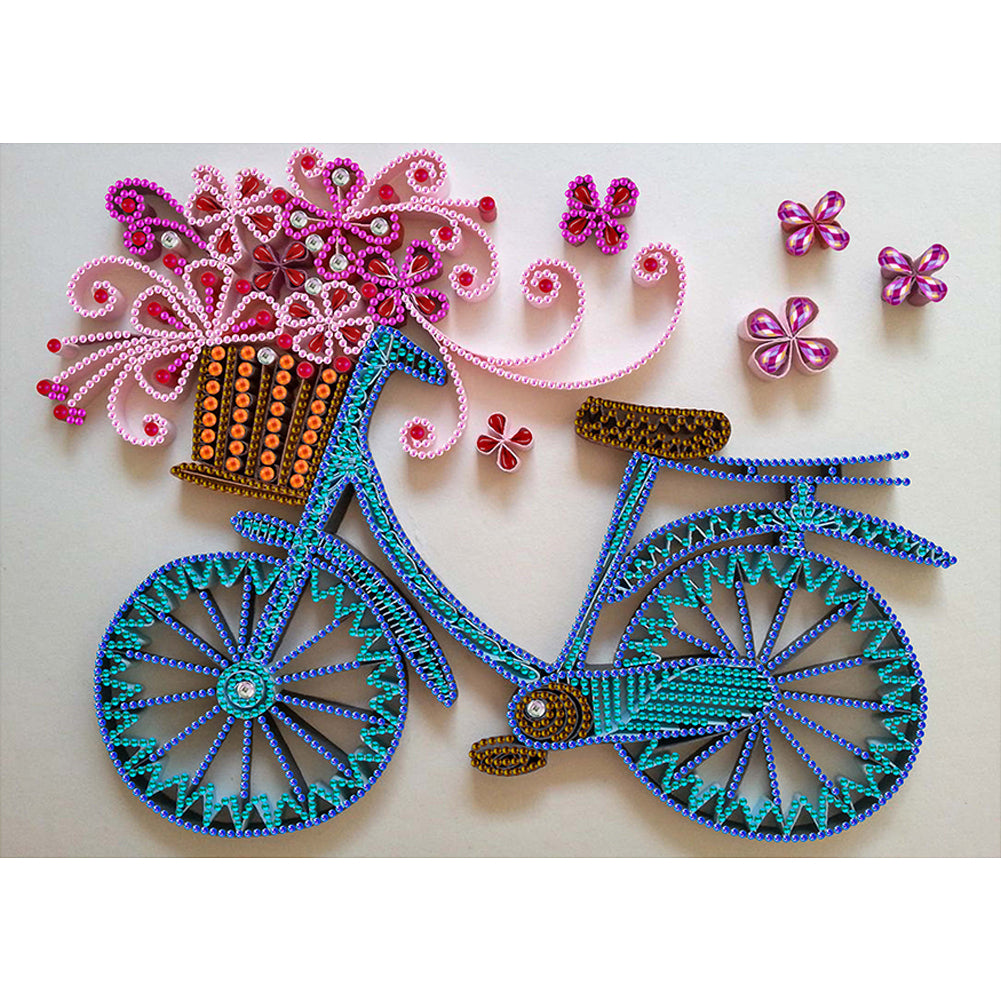 Paper Quilling - Special Shaped Drill Diamond Painting 40*30cm