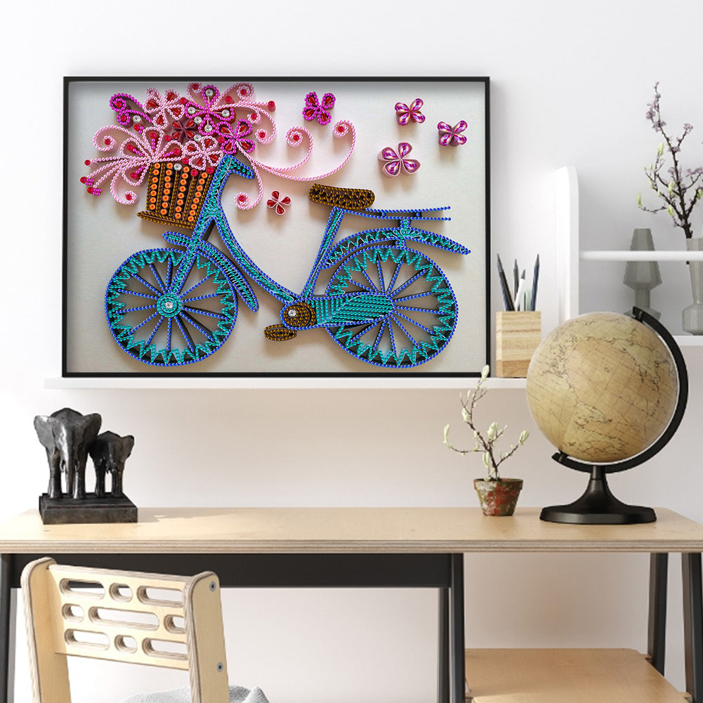 Paper Quilling - Special Shaped Drill Diamond Painting 40*30cm