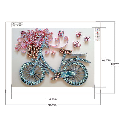 Paper Quilling - Special Shaped Drill Diamond Painting 40*30cm