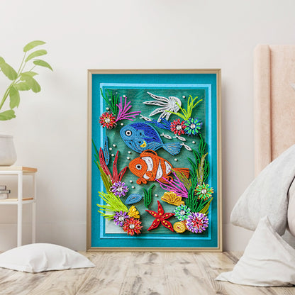 Paper Quilling - Special Shaped Drill Diamond Painting 30*40cm