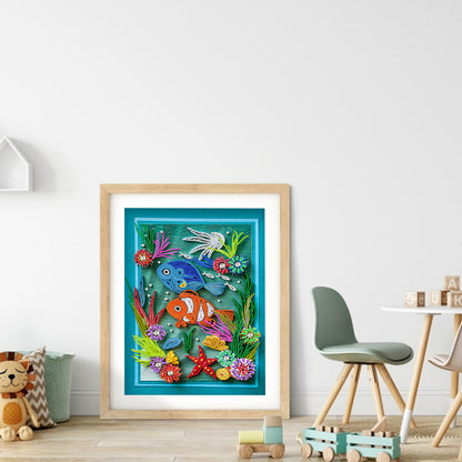 Paper Quilling - Special Shaped Drill Diamond Painting 30*40cm