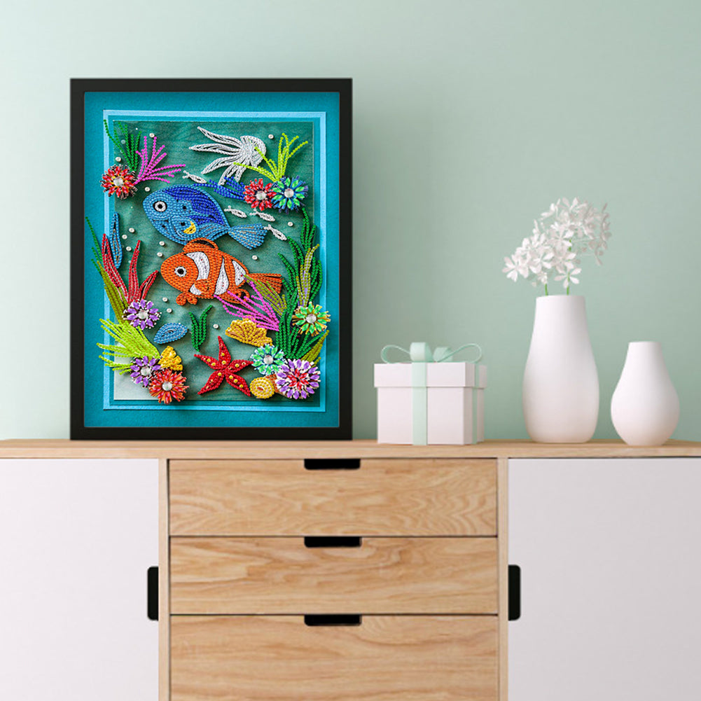 Paper Quilling - Special Shaped Drill Diamond Painting 30*40cm