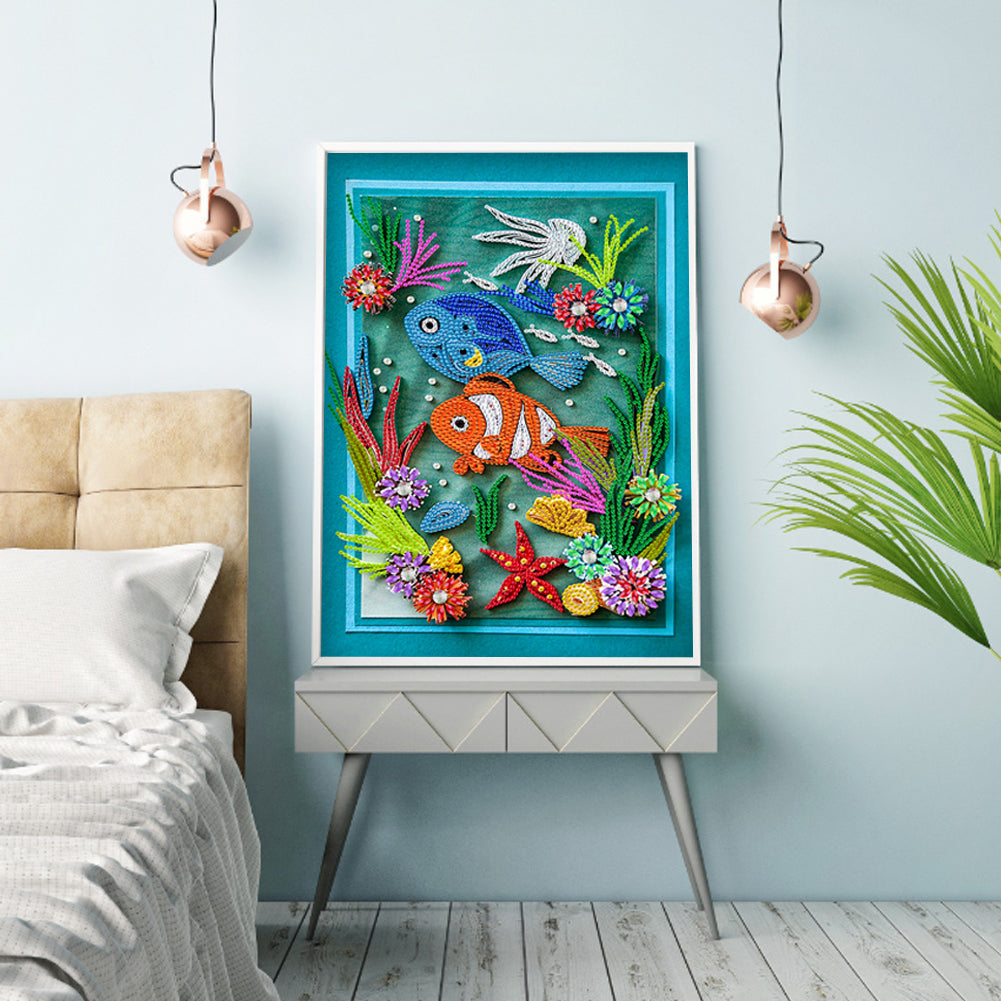 Paper Quilling - Special Shaped Drill Diamond Painting 30*40cm