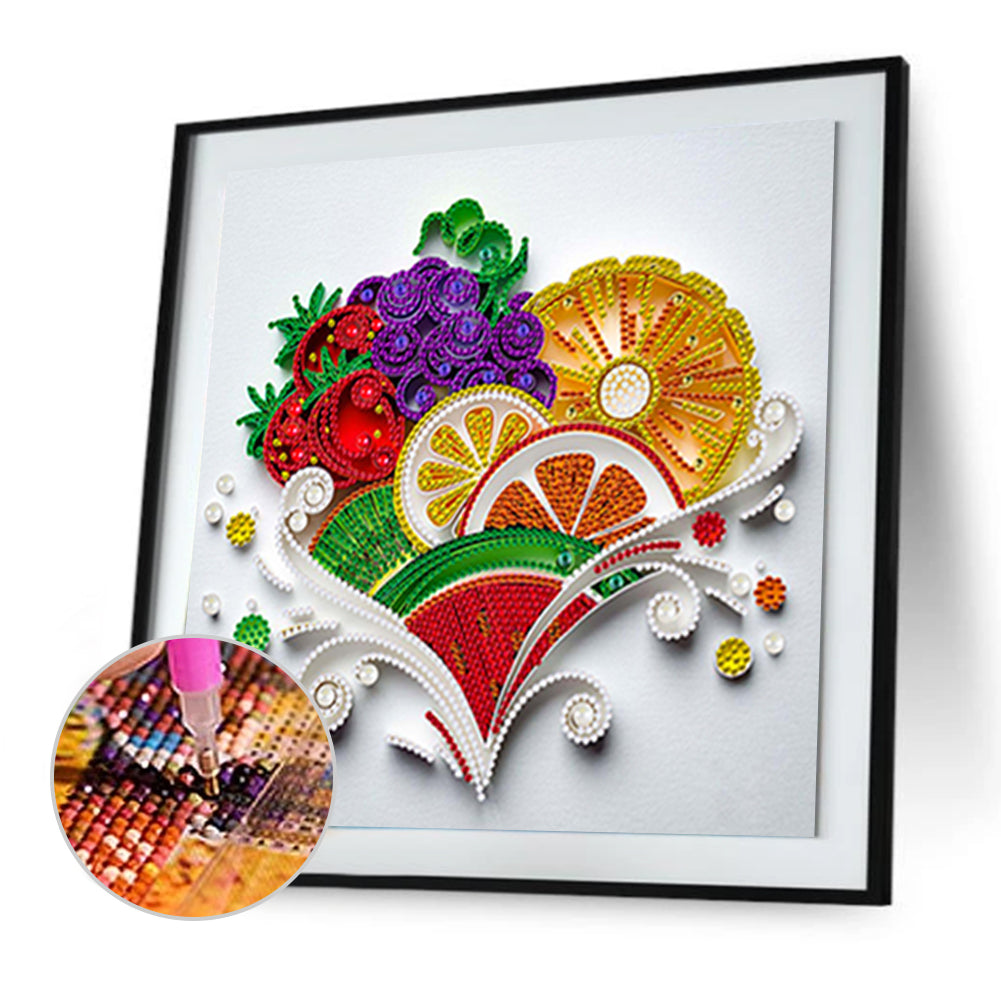 Paper Quilling - Special Shaped Drill Diamond Painting 30*30cm
