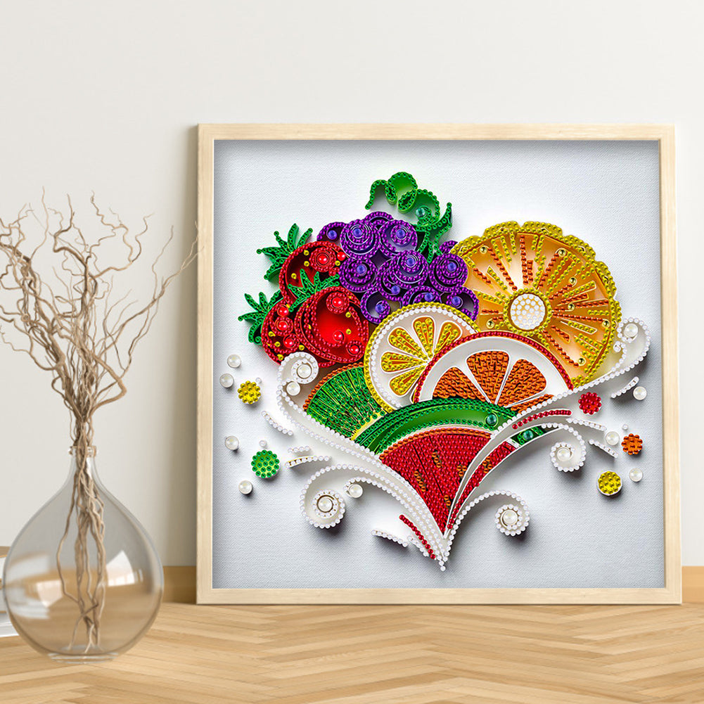 Paper Quilling - Special Shaped Drill Diamond Painting 30*30cm