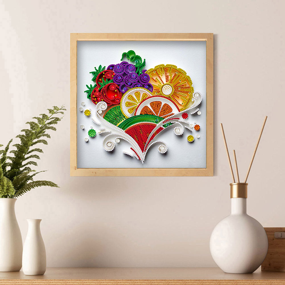 Paper Quilling - Special Shaped Drill Diamond Painting 30*30cm