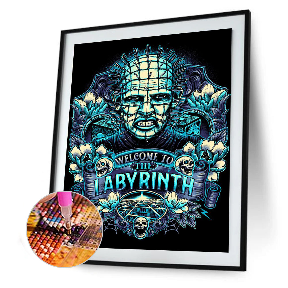 Horror Figure - Full Round Drill Diamond Painting30*40CM