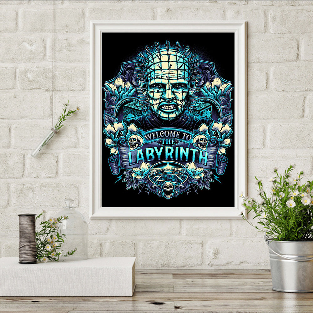 Horror Figure - Full Round Drill Diamond Painting30*40CM