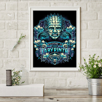 Horror Figure - Full Round Drill Diamond Painting30*40CM