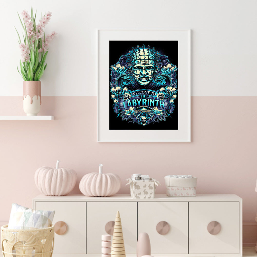 Horror Figure - Full Round Drill Diamond Painting30*40CM