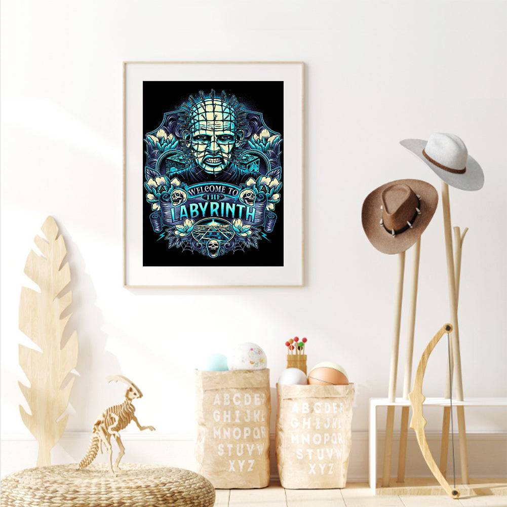 Horror Figure - Full Round Drill Diamond Painting30*40CM
