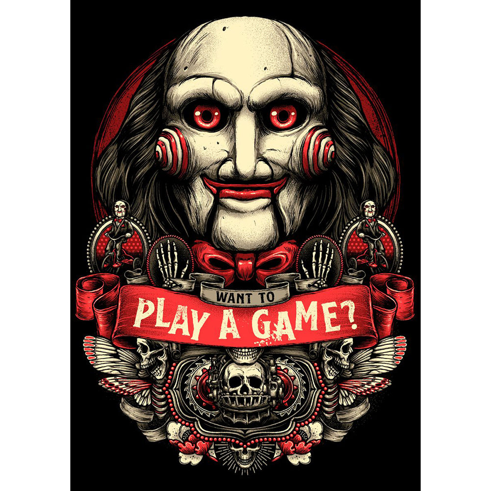 Horror Figure - Full Round Drill Diamond Painting30*40CM