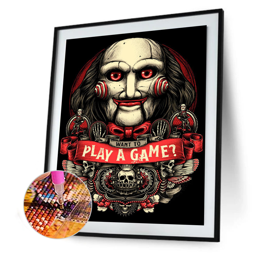 Horror Figure - Full Round Drill Diamond Painting30*40CM