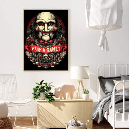 Horror Figure - Full Round Drill Diamond Painting30*40CM