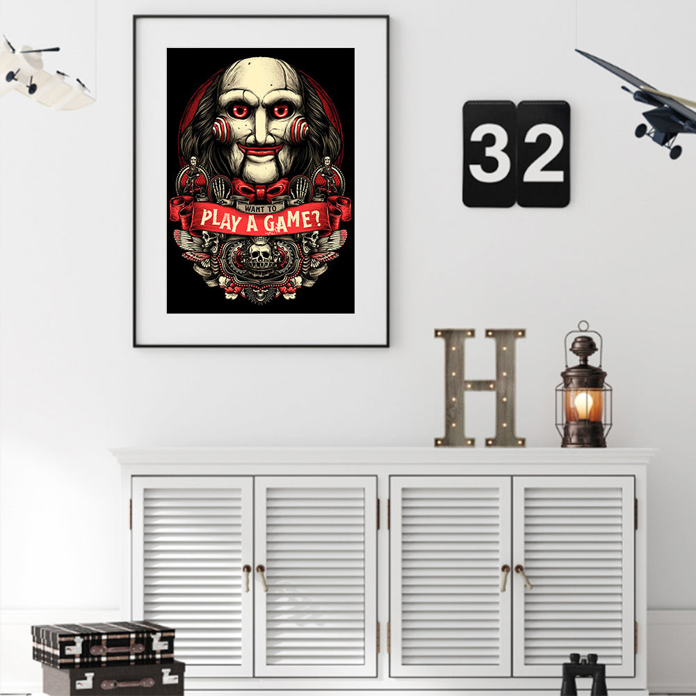Horror Figure - Full Round Drill Diamond Painting30*40CM