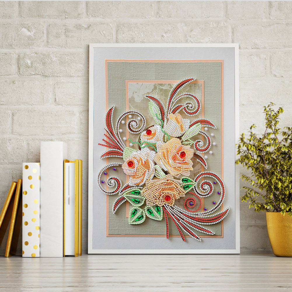 Paper Quilling - Special Shaped Drill Diamond Painting 30*40CM