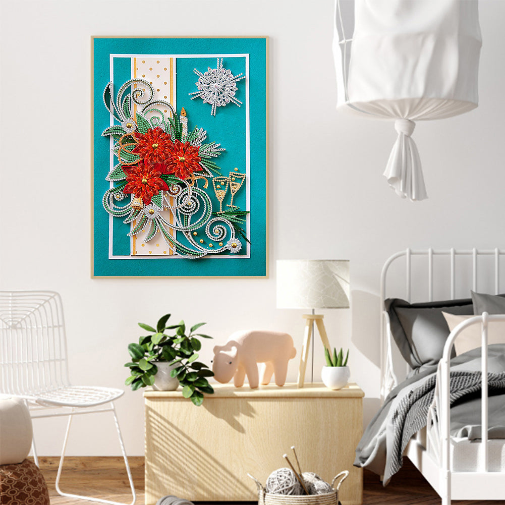 Paper Quilling - Special Shaped Drill Diamond Painting 30*40CM