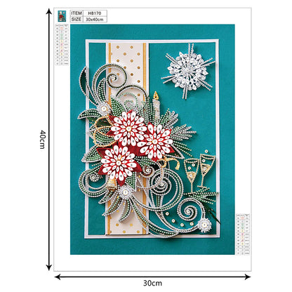Paper Quilling - Special Shaped Drill Diamond Painting 30*40CM
