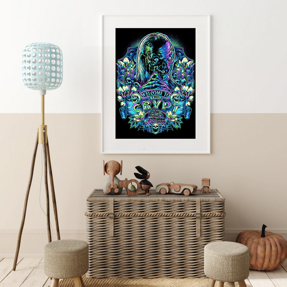 Horror Figure - Full Round Drill Diamond Painting 30*40CM