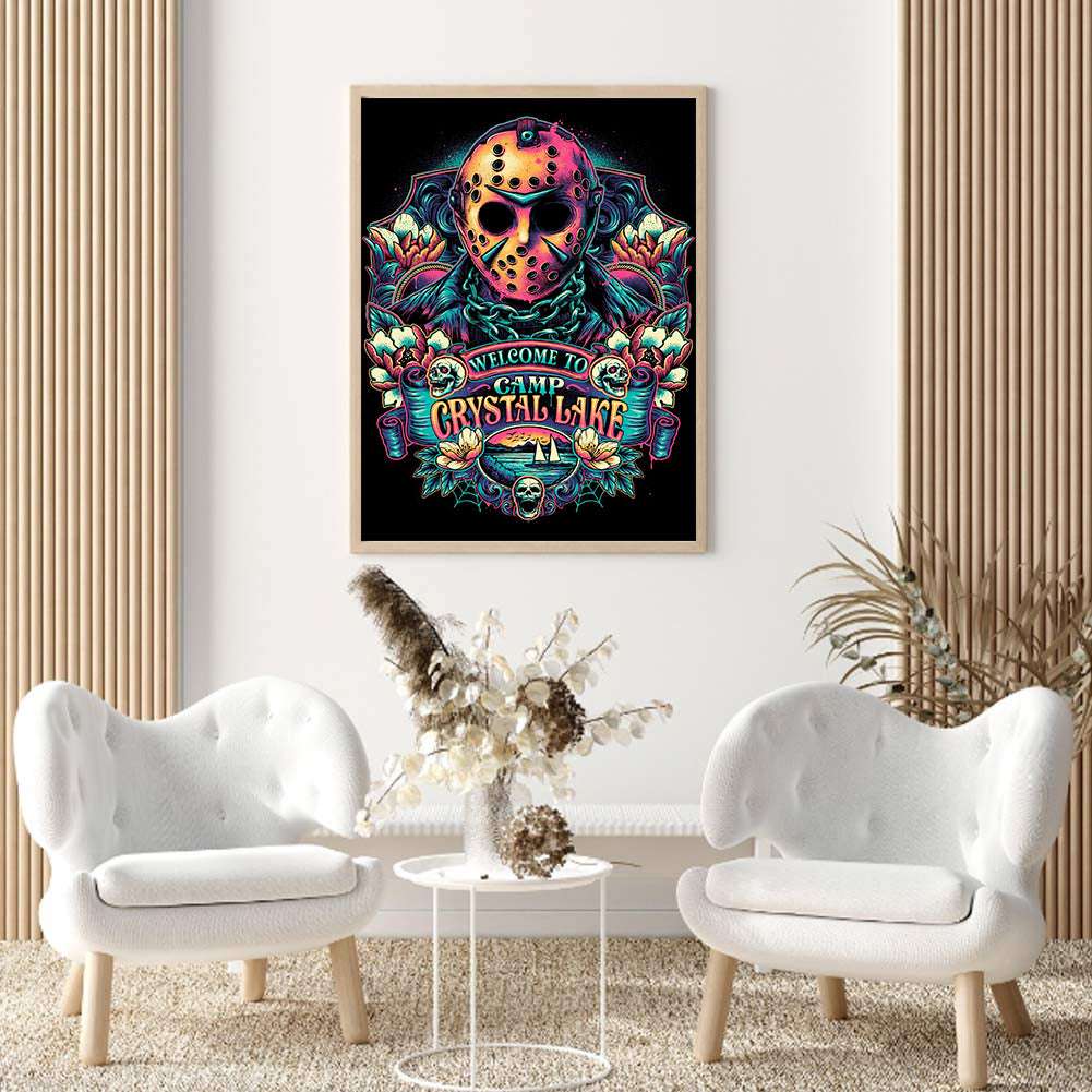 Horror Figure - Full Round Drill Diamond Painting 30*40CM