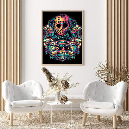 Horror Figure - Full Round Drill Diamond Painting 30*40CM