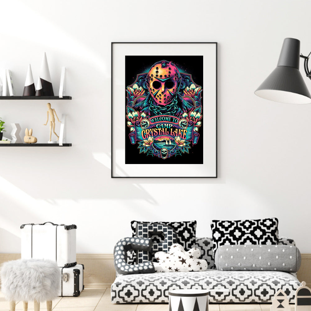 Horror Figure - Full Round Drill Diamond Painting 30*40CM