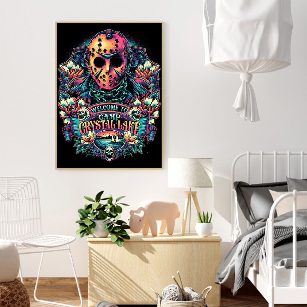 Horror Figure - Full Round Drill Diamond Painting 30*40CM
