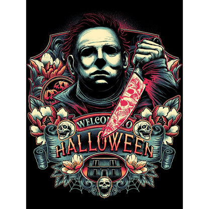 Horror Figure - Full Round Drill Diamond Painting 30*40CM