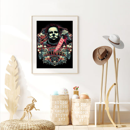 Horror Figure - Full Round Drill Diamond Painting 30*40CM