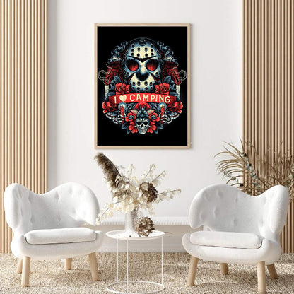 Horror - Full Round Drill Diamond Painting 30*40CM