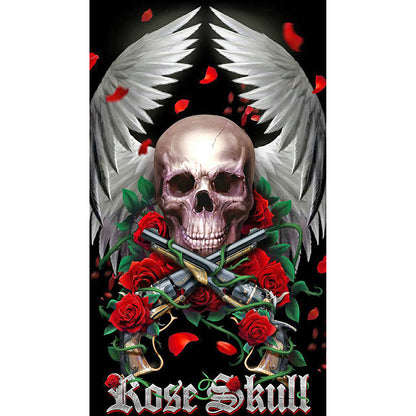 Skull - Full Round Drill Diamond Painting 40*70CM