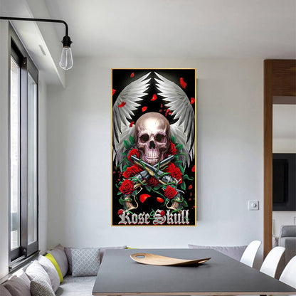 Skull - Full Round Drill Diamond Painting 40*70CM
