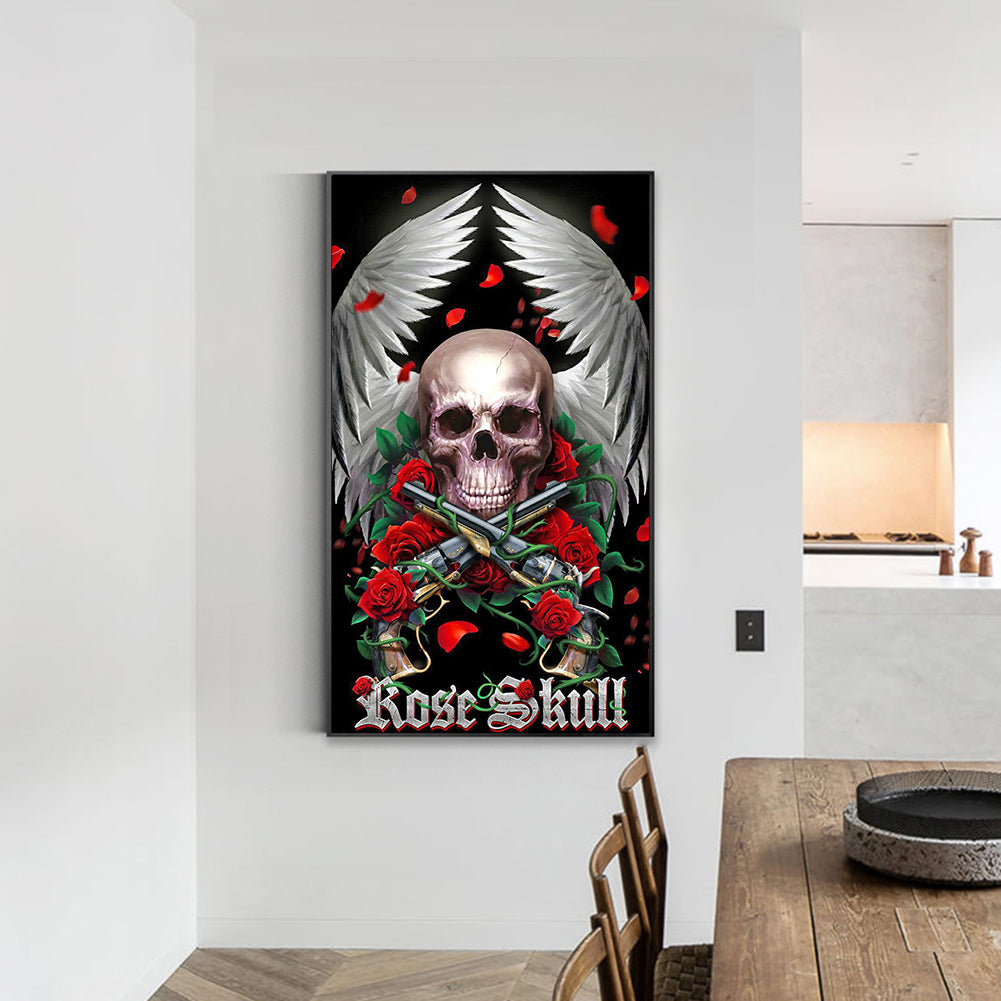 Skull - Full Round Drill Diamond Painting 40*70CM