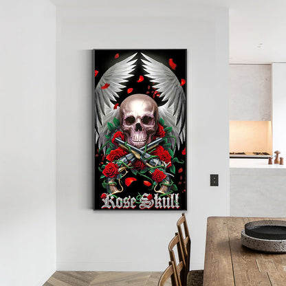 Skull - Full Round Drill Diamond Painting 40*70CM