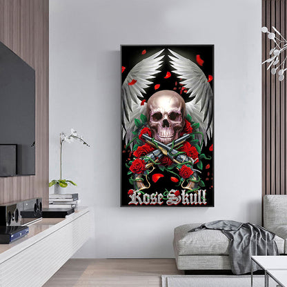 Skull - Full Round Drill Diamond Painting 40*70CM