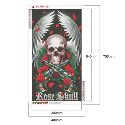 Skull - Full Round Drill Diamond Painting 40*70CM