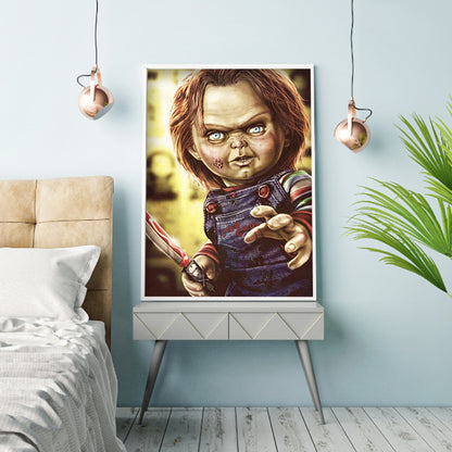 Horror Doll - Full Round Drill Diamond Painting 30*40CM