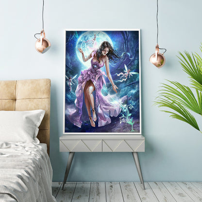 Beautiful Woman - Full Round Drill Diamond Painting 30*40CM