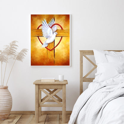 Pigeon - Full Round Drill Diamond Painting 30*40CM