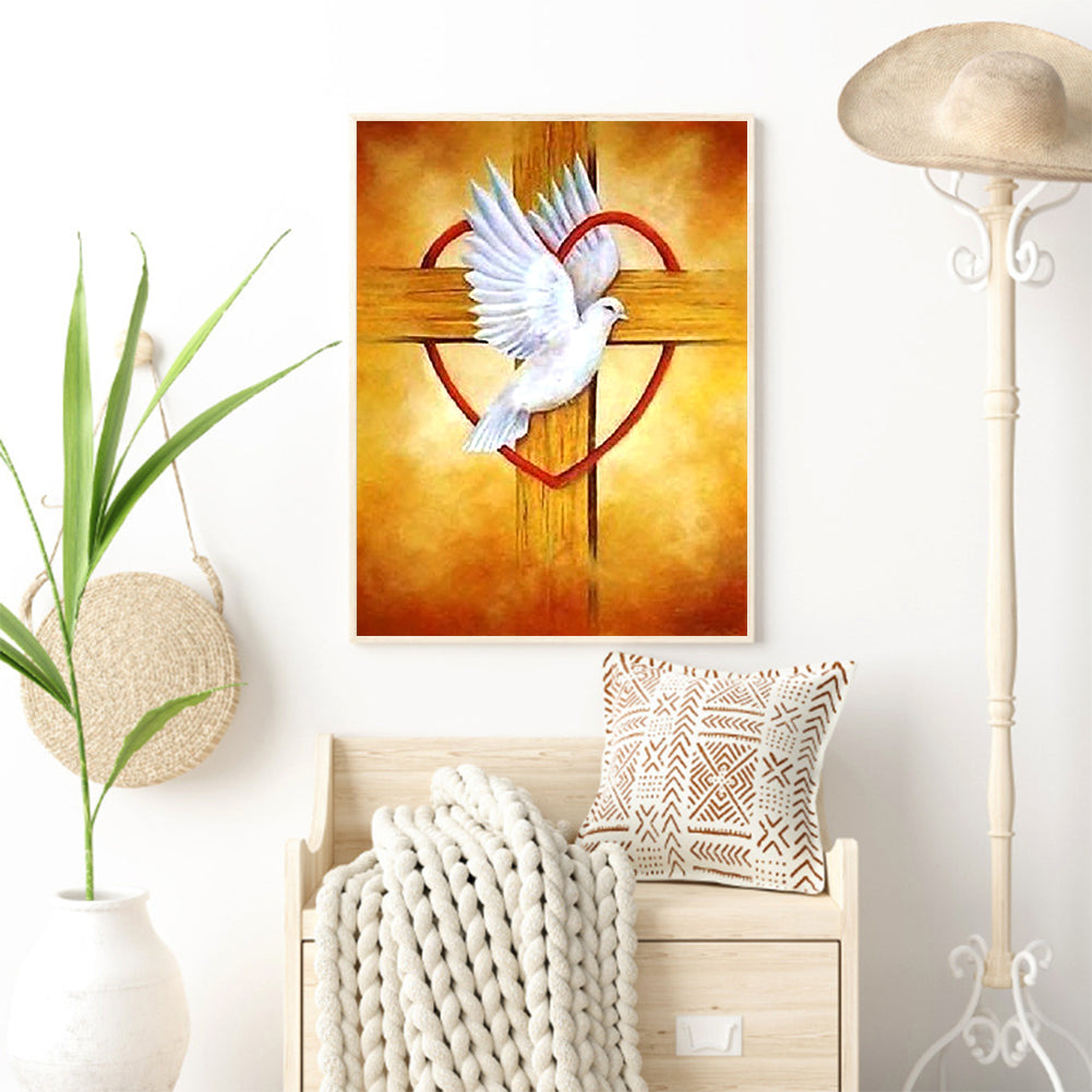 Pigeon - Full Round Drill Diamond Painting 30*40CM